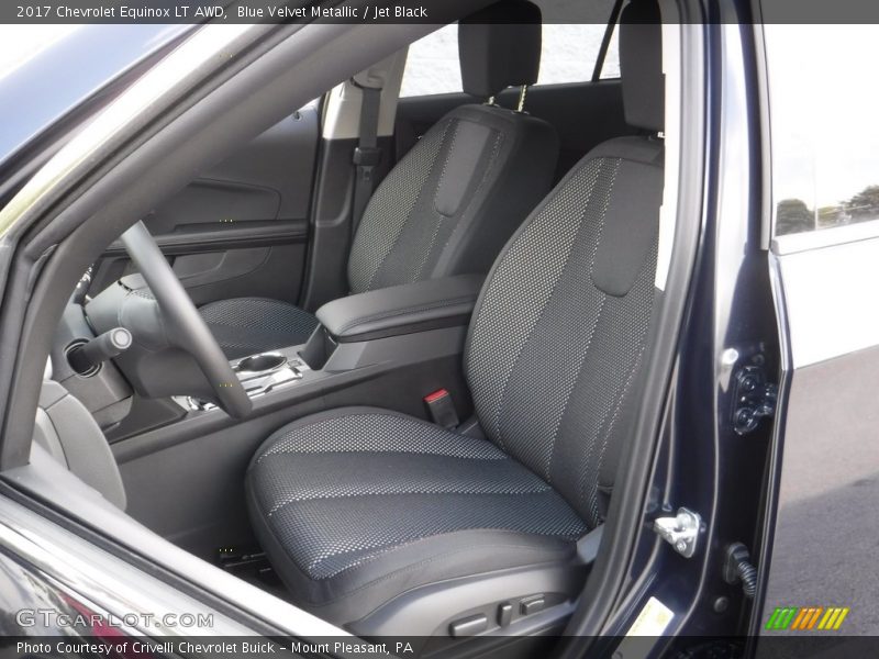 Blue Velvet Metallic / Jet Black 2017 Chevrolet Equinox LT AWD