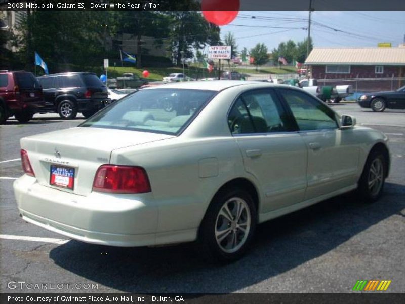 Dover White Pearl / Tan 2003 Mitsubishi Galant ES