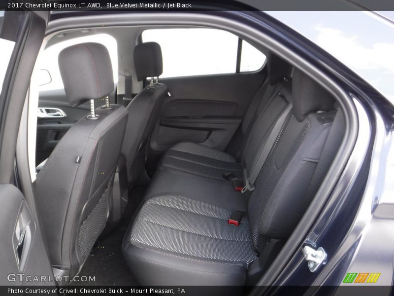 Blue Velvet Metallic / Jet Black 2017 Chevrolet Equinox LT AWD