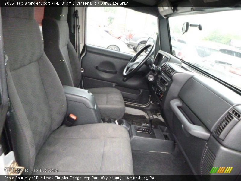 Bright Silver Metallic / Dark Slate Gray 2005 Jeep Wrangler Sport 4x4