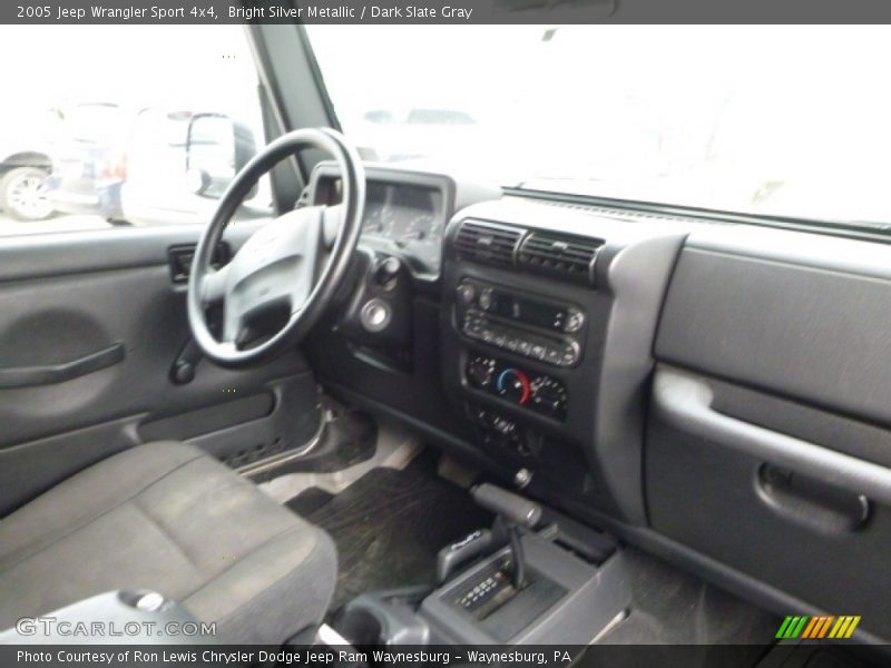 Bright Silver Metallic / Dark Slate Gray 2005 Jeep Wrangler Sport 4x4