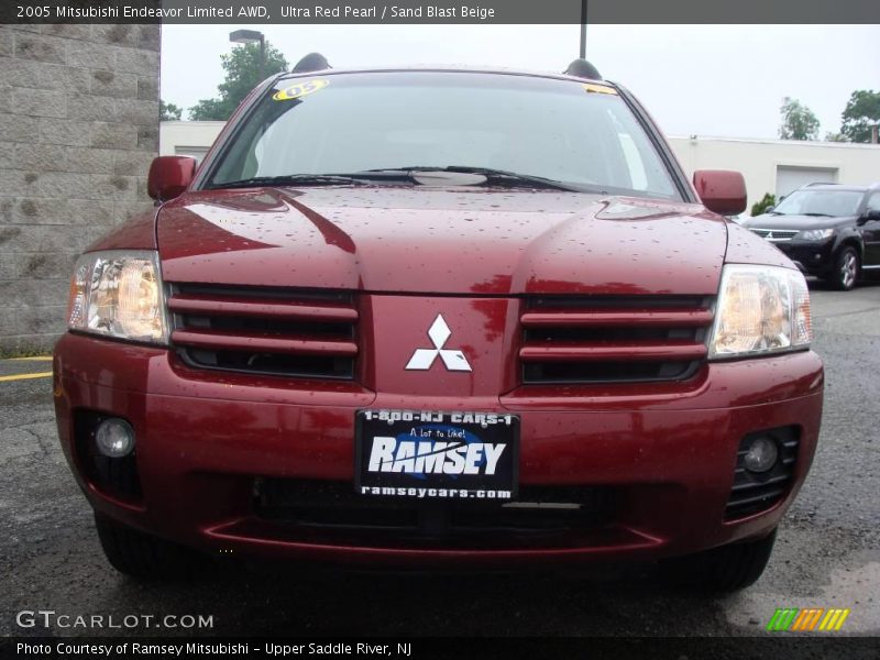 Ultra Red Pearl / Sand Blast Beige 2005 Mitsubishi Endeavor Limited AWD