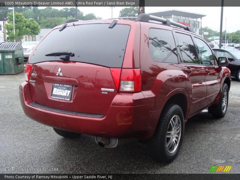 Ultra Red Pearl / Sand Blast Beige 2005 Mitsubishi Endeavor Limited AWD