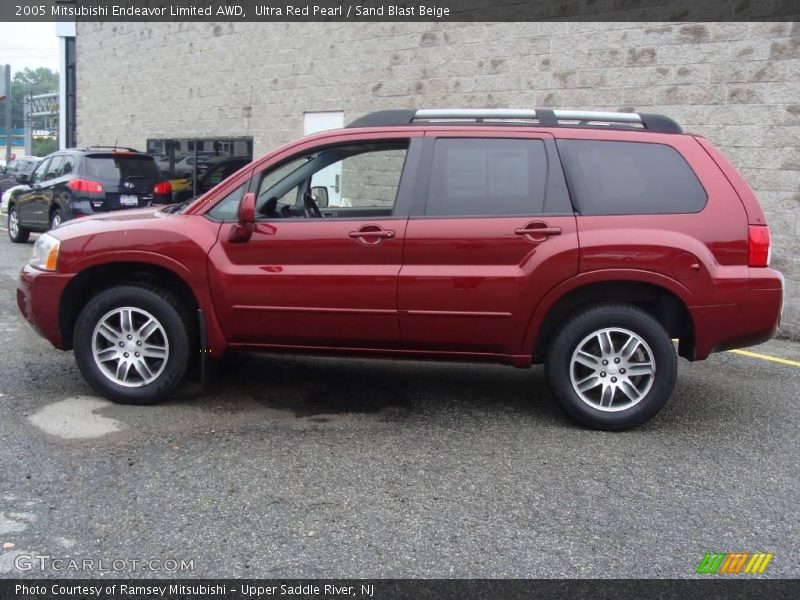 Ultra Red Pearl / Sand Blast Beige 2005 Mitsubishi Endeavor Limited AWD
