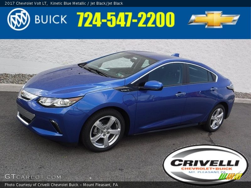 Kinetic Blue Metallic / Jet Black/Jet Black 2017 Chevrolet Volt LT