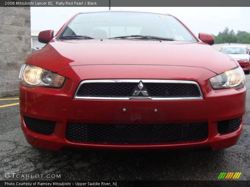 Rally Red Pearl / Black 2008 Mitsubishi Lancer ES