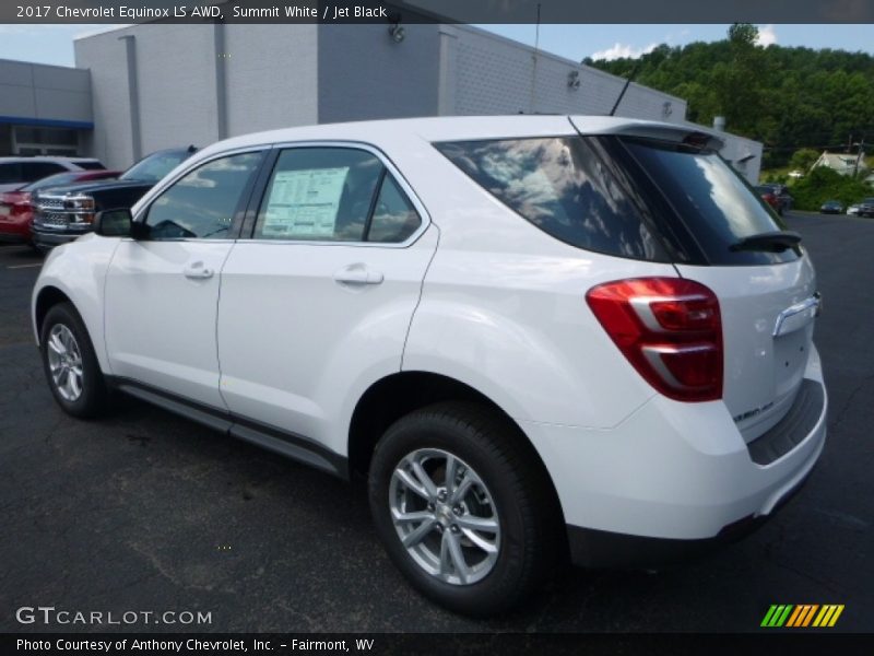 Summit White / Jet Black 2017 Chevrolet Equinox LS AWD