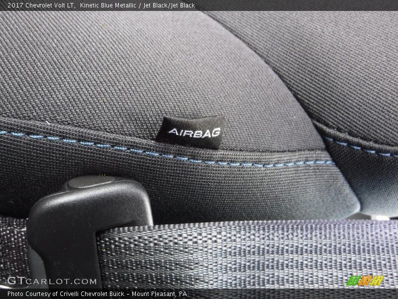 Kinetic Blue Metallic / Jet Black/Jet Black 2017 Chevrolet Volt LT