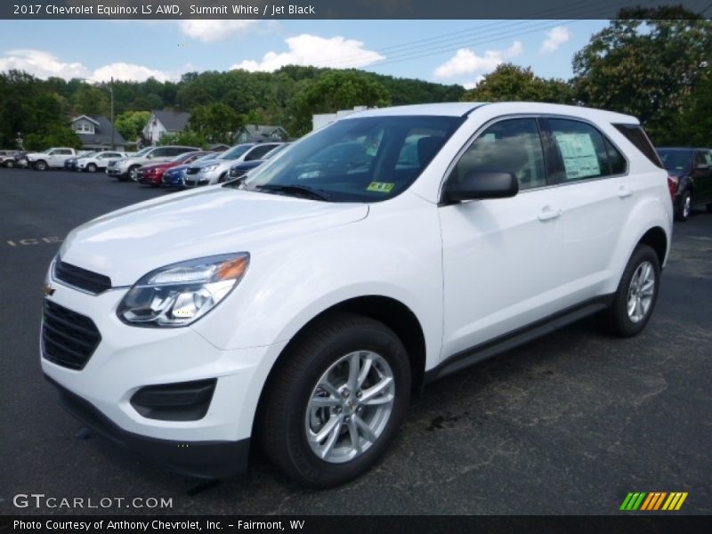 Summit White / Jet Black 2017 Chevrolet Equinox LS AWD