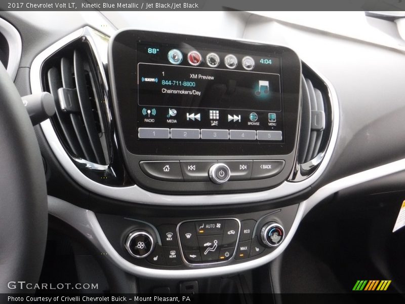 Kinetic Blue Metallic / Jet Black/Jet Black 2017 Chevrolet Volt LT