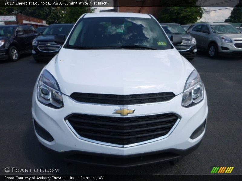 Summit White / Jet Black 2017 Chevrolet Equinox LS AWD