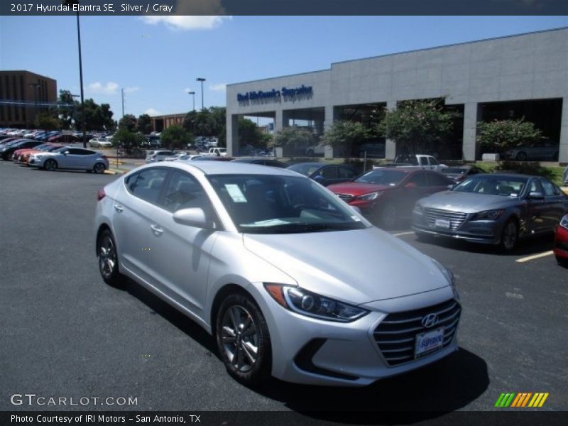 Silver / Gray 2017 Hyundai Elantra SE