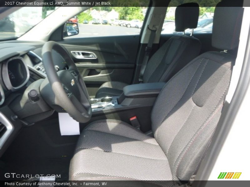 Summit White / Jet Black 2017 Chevrolet Equinox LS AWD