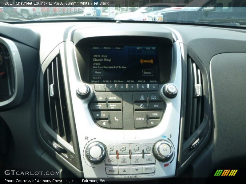 Summit White / Jet Black 2017 Chevrolet Equinox LS AWD