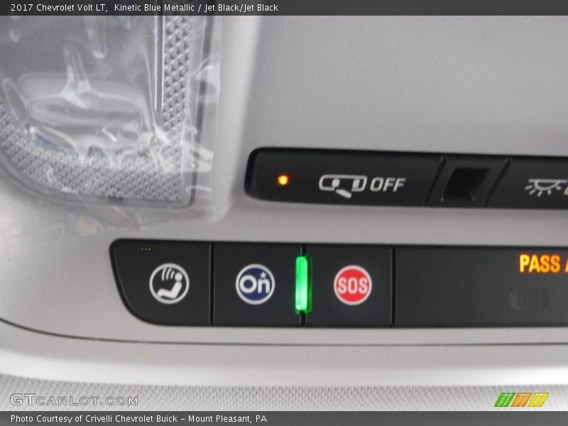 Kinetic Blue Metallic / Jet Black/Jet Black 2017 Chevrolet Volt LT