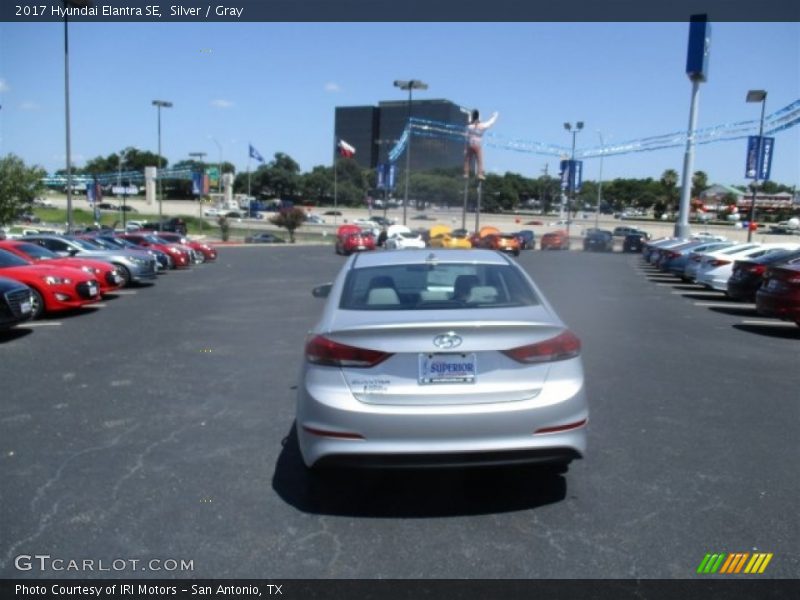 Silver / Gray 2017 Hyundai Elantra SE