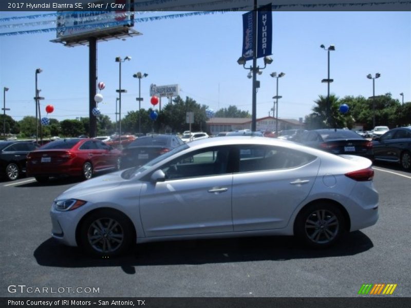 Silver / Gray 2017 Hyundai Elantra SE
