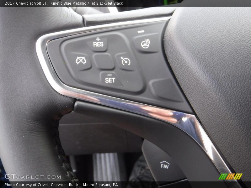 Kinetic Blue Metallic / Jet Black/Jet Black 2017 Chevrolet Volt LT