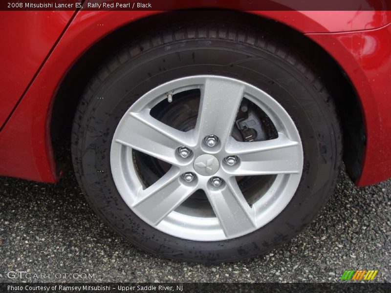 Rally Red Pearl / Black 2008 Mitsubishi Lancer ES