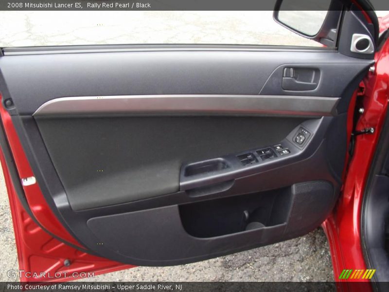 Rally Red Pearl / Black 2008 Mitsubishi Lancer ES