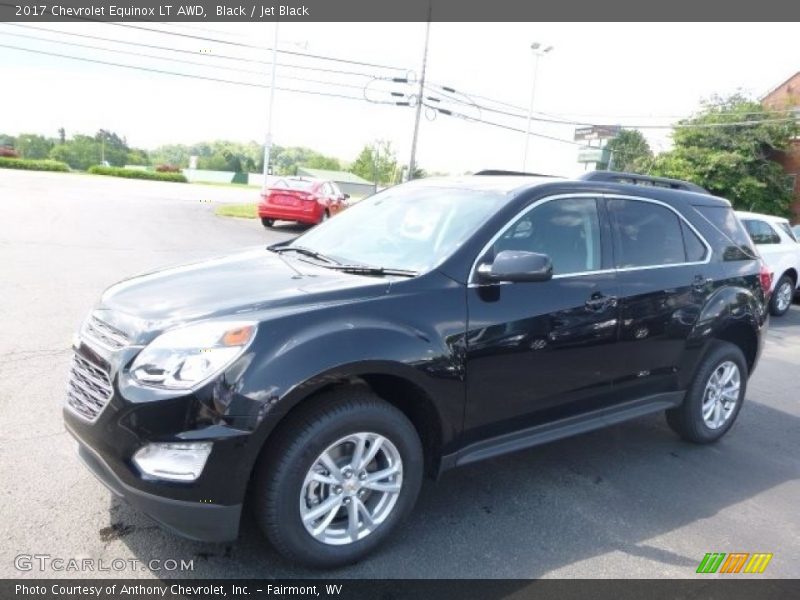 Black / Jet Black 2017 Chevrolet Equinox LT AWD