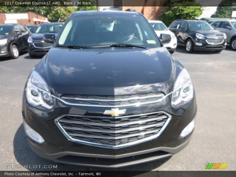 Black / Jet Black 2017 Chevrolet Equinox LT AWD