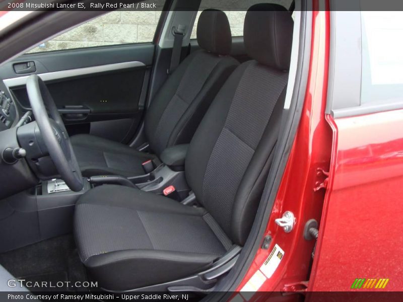 Rally Red Pearl / Black 2008 Mitsubishi Lancer ES