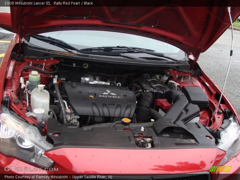 Rally Red Pearl / Black 2008 Mitsubishi Lancer ES