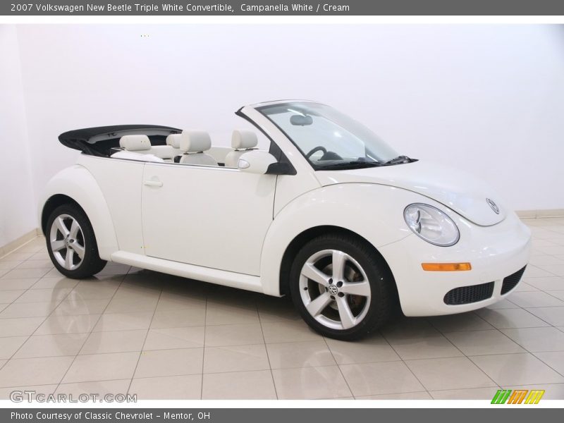 Campanella White / Cream 2007 Volkswagen New Beetle Triple White Convertible