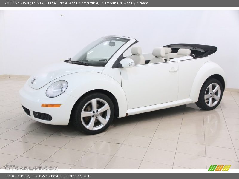 Campanella White / Cream 2007 Volkswagen New Beetle Triple White Convertible