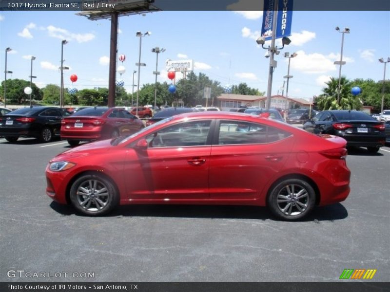 Red / Gray 2017 Hyundai Elantra SE