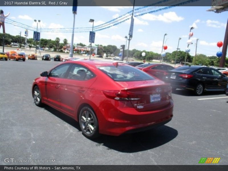 Red / Gray 2017 Hyundai Elantra SE