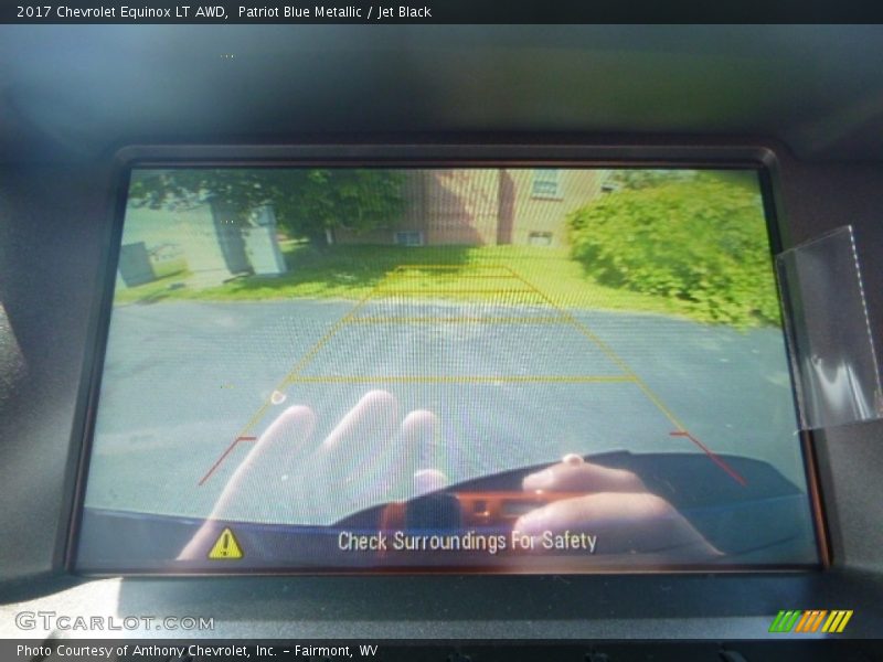 Patriot Blue Metallic / Jet Black 2017 Chevrolet Equinox LT AWD