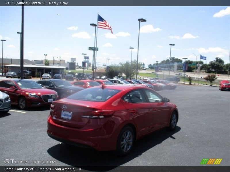 Red / Gray 2017 Hyundai Elantra SE