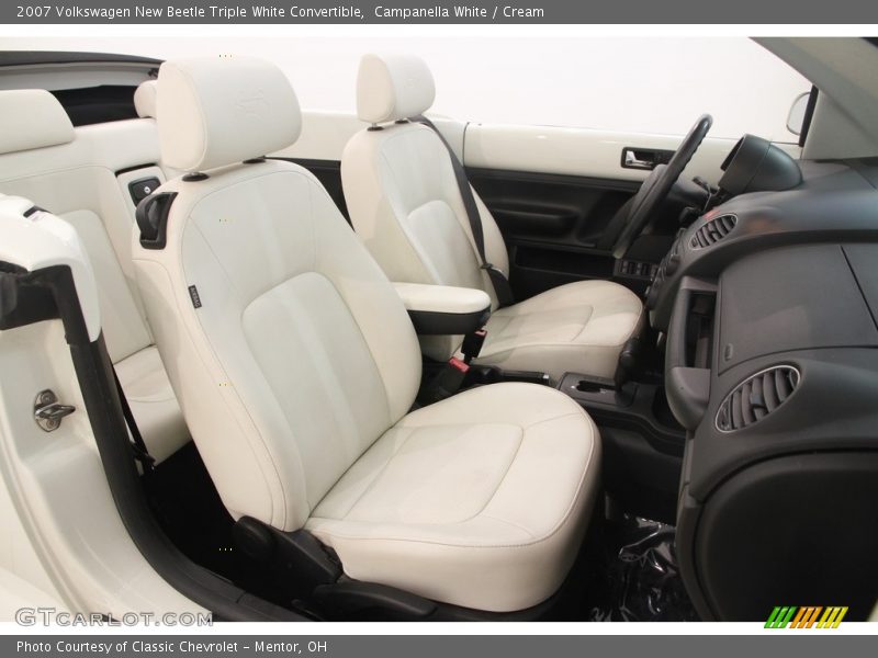Campanella White / Cream 2007 Volkswagen New Beetle Triple White Convertible