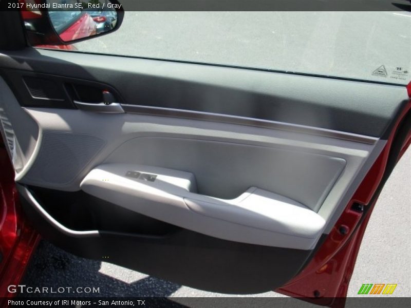 Red / Gray 2017 Hyundai Elantra SE