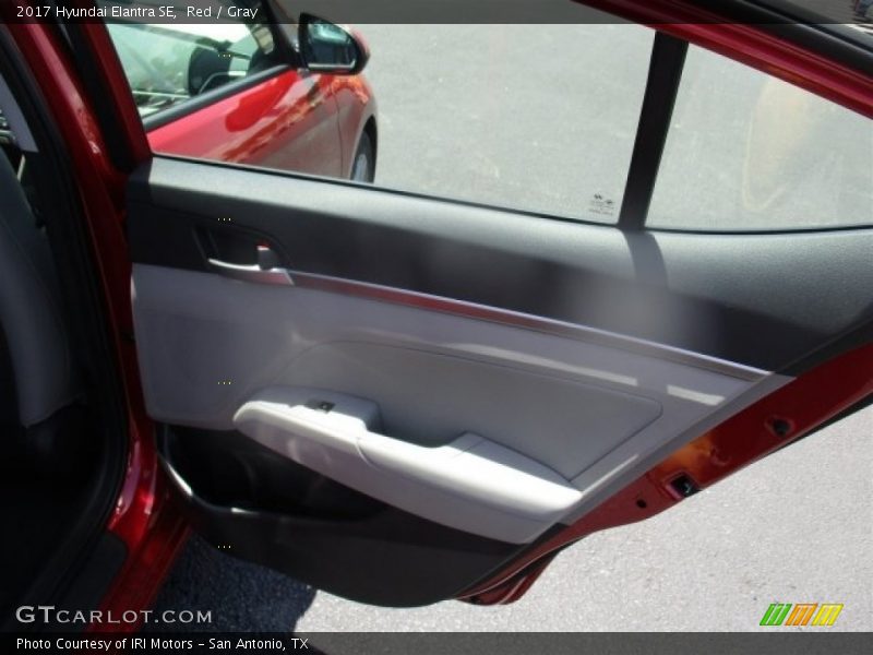Red / Gray 2017 Hyundai Elantra SE