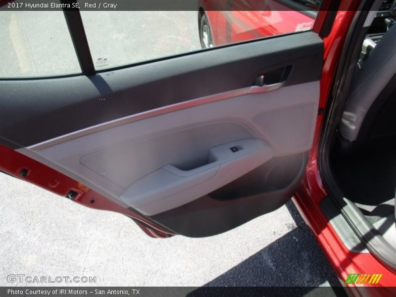 Red / Gray 2017 Hyundai Elantra SE