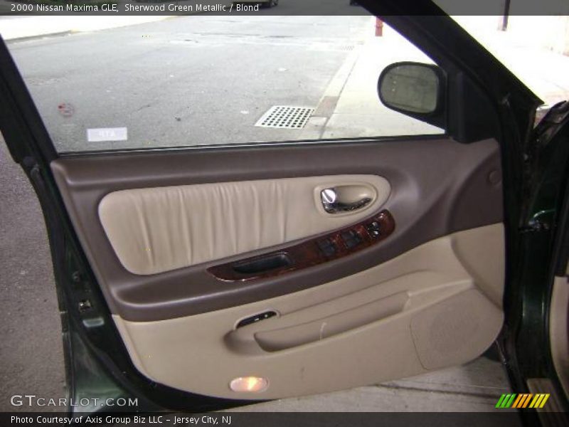 Sherwood Green Metallic / Blond 2000 Nissan Maxima GLE