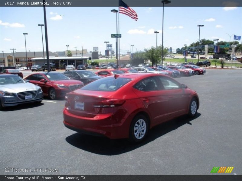 Red / Gray 2017 Hyundai Elantra SE
