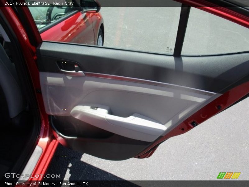 Red / Gray 2017 Hyundai Elantra SE