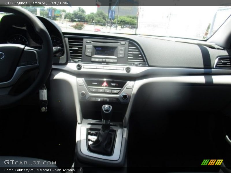 Red / Gray 2017 Hyundai Elantra SE