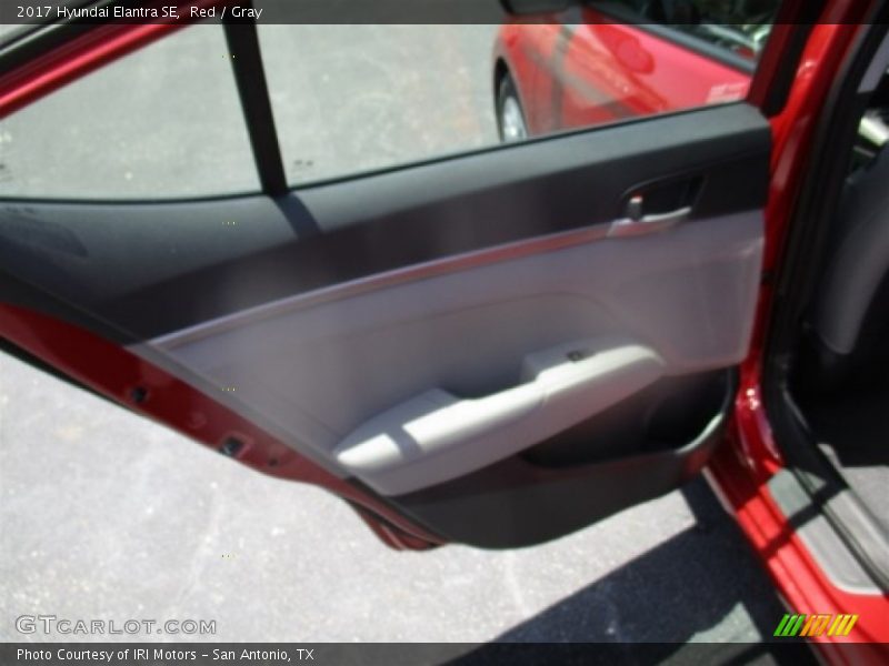 Red / Gray 2017 Hyundai Elantra SE