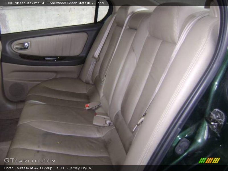 Sherwood Green Metallic / Blond 2000 Nissan Maxima GLE