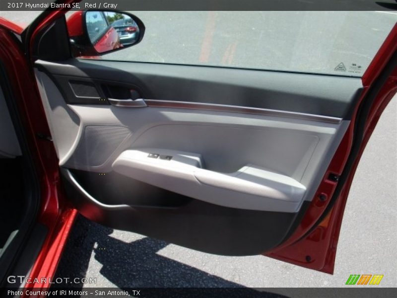 Red / Gray 2017 Hyundai Elantra SE