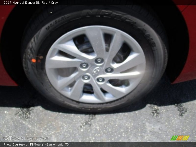 Red / Gray 2017 Hyundai Elantra SE