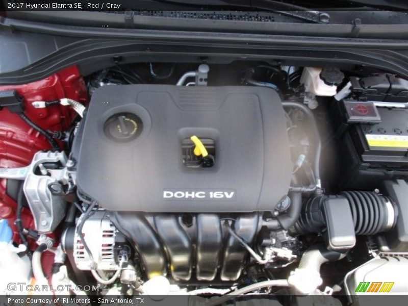 Red / Gray 2017 Hyundai Elantra SE