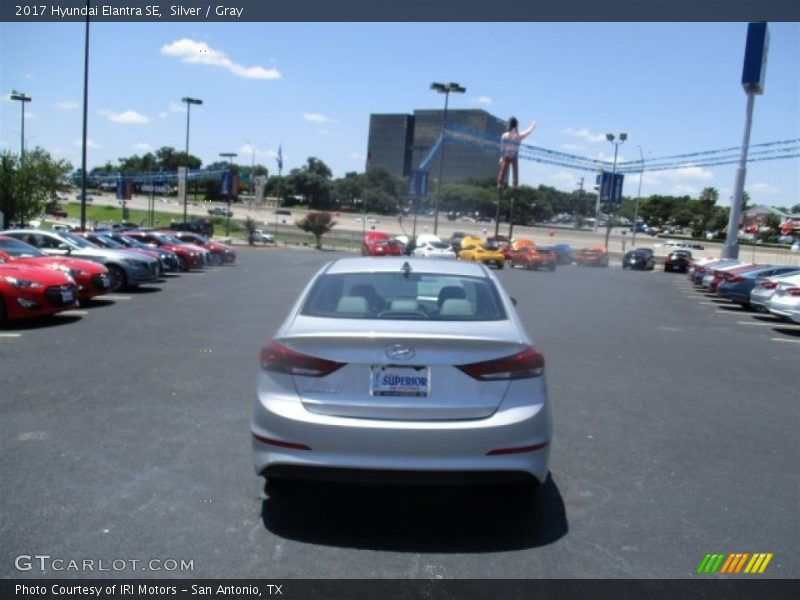 Silver / Gray 2017 Hyundai Elantra SE