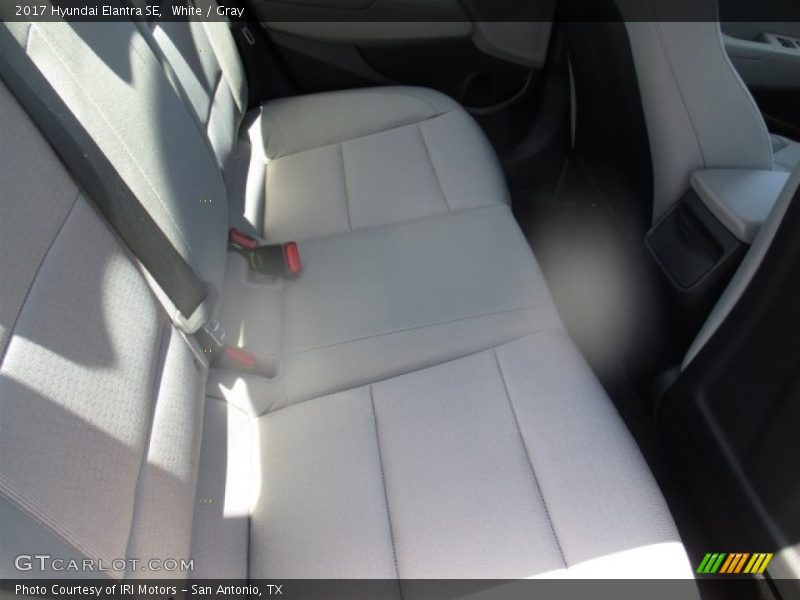 White / Gray 2017 Hyundai Elantra SE