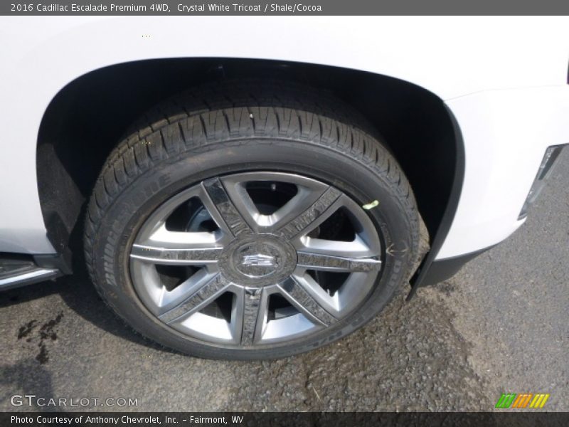 Crystal White Tricoat / Shale/Cocoa 2016 Cadillac Escalade Premium 4WD